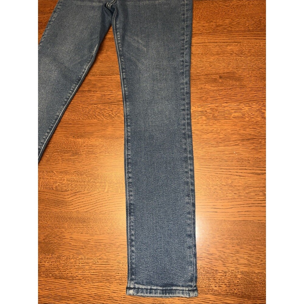 Zara Jeans Womens Size 4 Blue Stretch High Rise Skinny Pockets Casual Denim - Picture 3 of 9
